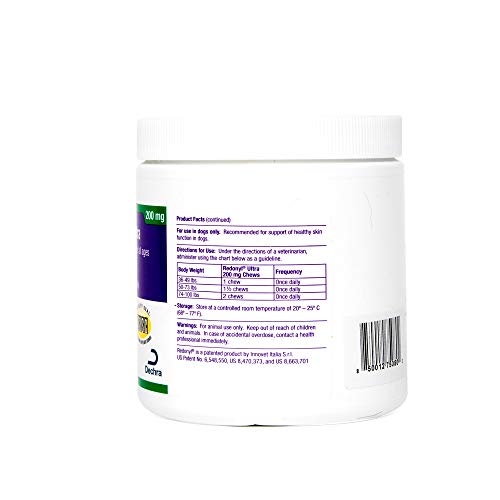 Dechra Redonyl Ultra, primer plano de masticables suaves para perros.