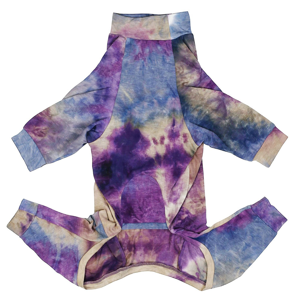 Pijama D.E.E para perro con tejido algodón suave, ideal para piel sensible.