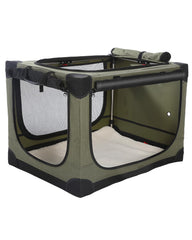 Deekuiwi caja-perro-plegable-30-pulgadas: viaje cómodo y seguro