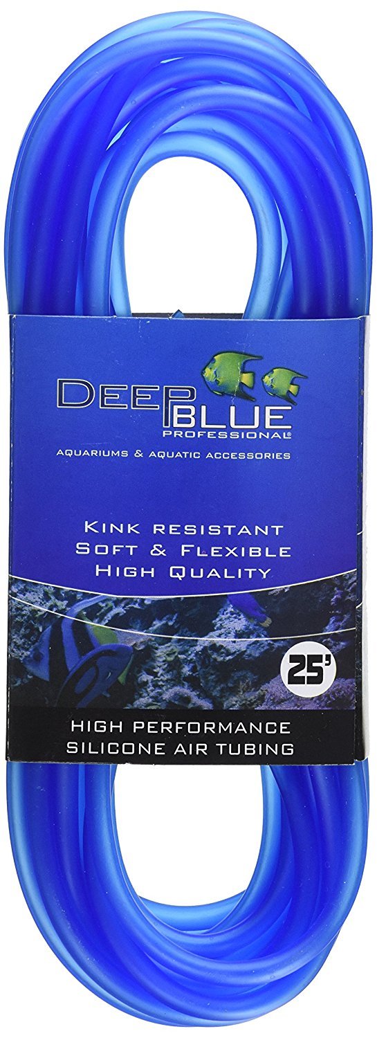 Deep Blue Professional ADB12296, tubo de aire de silicona para acuario resistente a nudos.