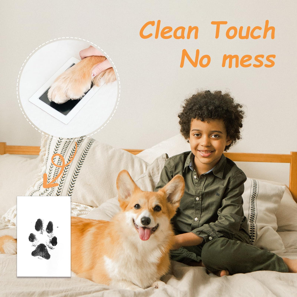DeerZone Kit huellas sin tinta: patitas de gato, impresión clara y libre de manchas.