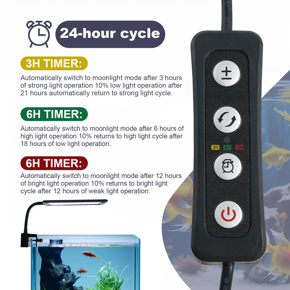 Ajuste de brillo de 5 niveles DEGGOX para acuario