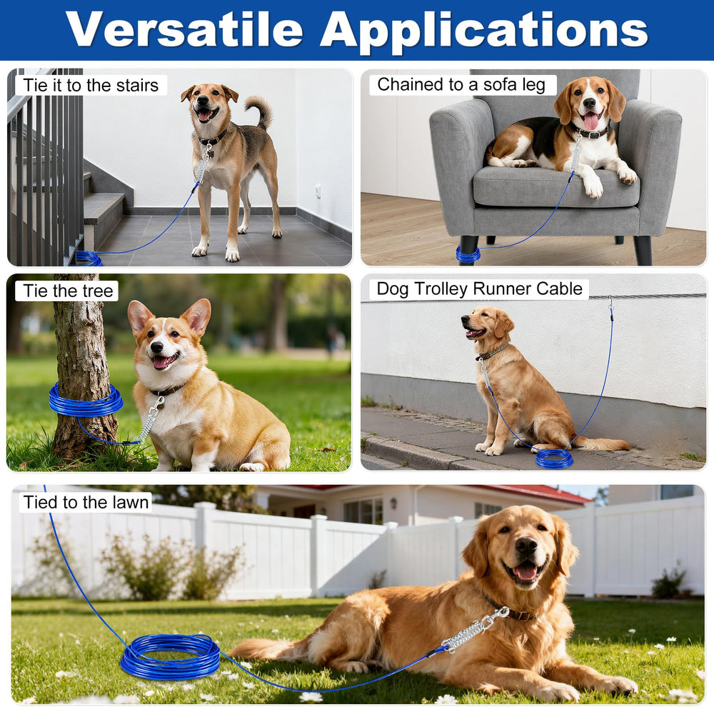 Deisunpet cable ligero y duradero para mascotas activas.