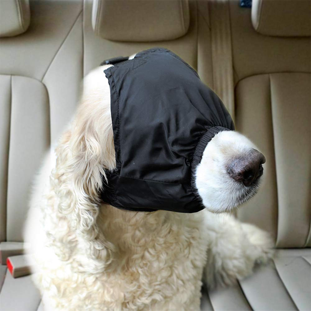 DELIFUR capucha para perro en nylon, ajuste cómodo para cuidado del pelaje y transporte