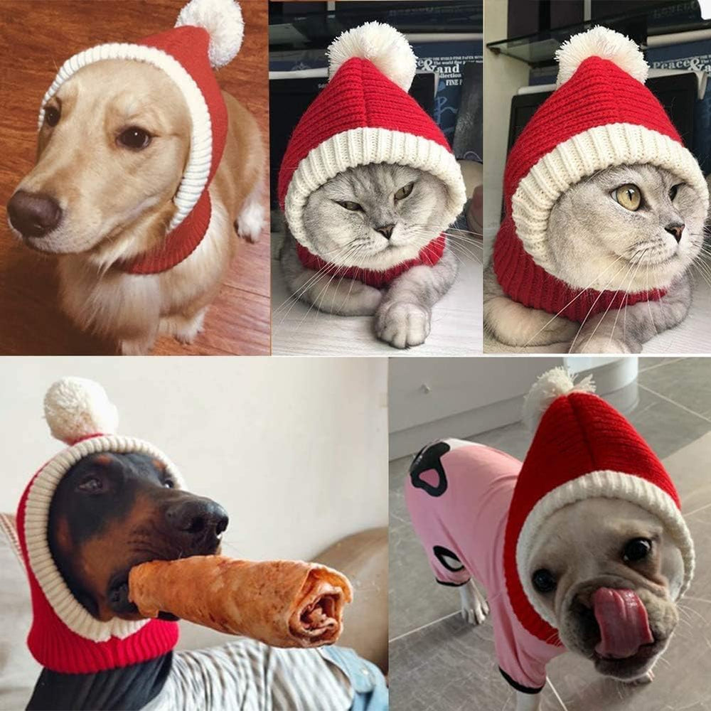 Gorro Delifur tejido invernal rojo, ligero y cálido para exteriores