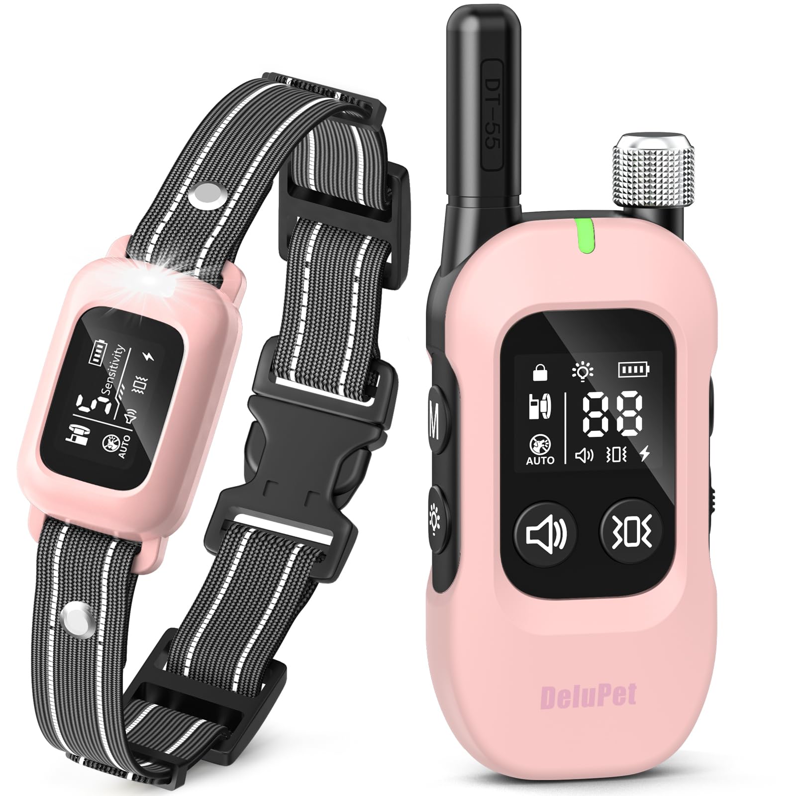 Delupet collar entrenamiento remoto: control preciso desde la distancia para entrenar.