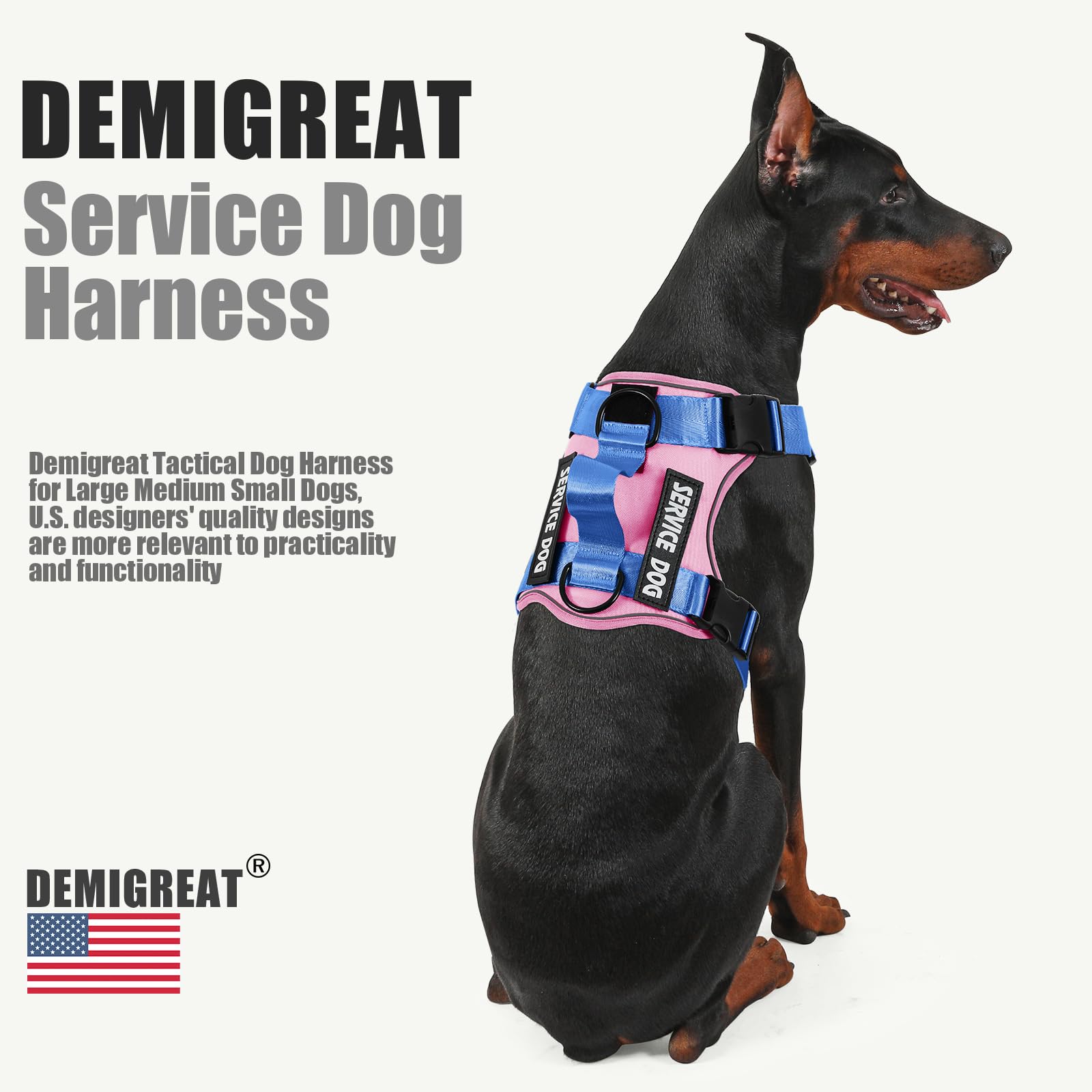 Demigreat anillas de tracción traseras para distribuir la tensión al caminar