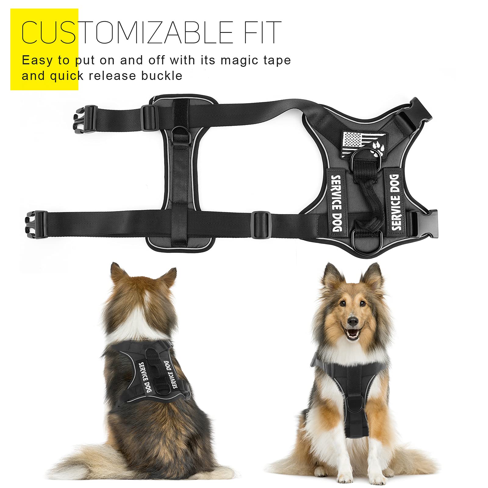 Arnés Demigreat con ajuste suave de Oxford para comodidad durante caminatas.