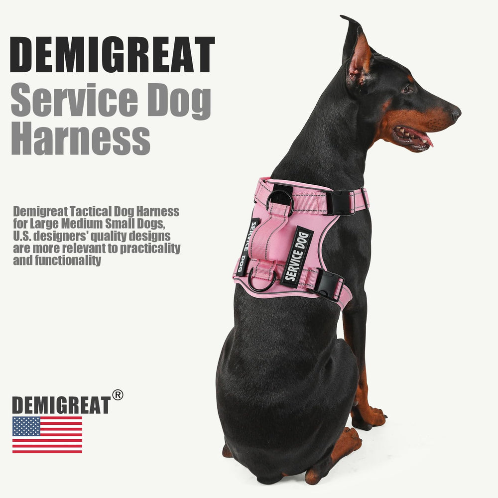 Arnés Demigreat con cinta reflectante para caminar con seguridad.