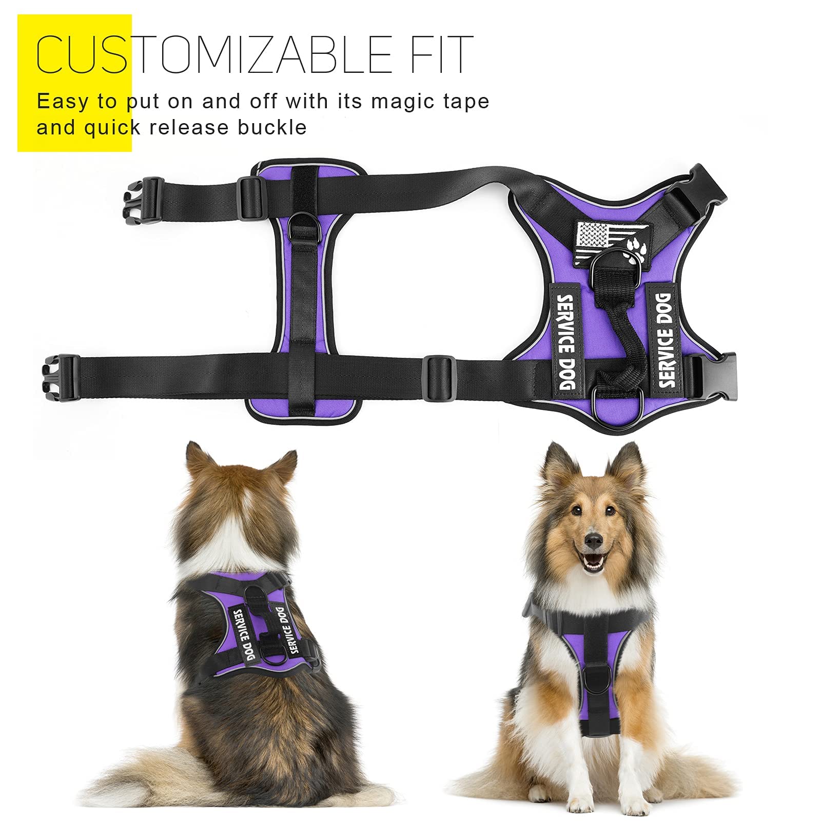 Arnés Demigreat con parches de entrenamiento para personalizar su uso.