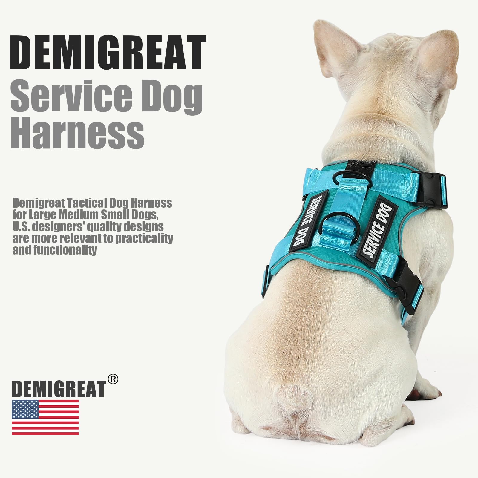Demigreat arnés con malla interior suave para comodidad diaria