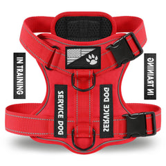Arnés Demigreat para servicio canino con abrazadera delantera para controlar tirones.