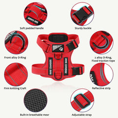 Arnés Demigreat con hebilla trasera para caminar y trotar con comodidad.
