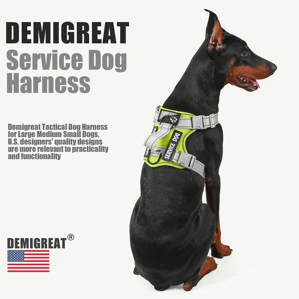 Demigreat arnés servicio perro fácil de poner