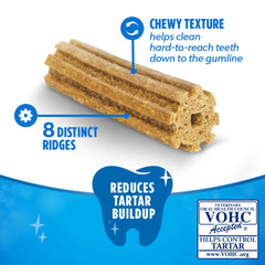 Dentalife ocho crestas, diseño que ayuda a limpiar dientes difíciles.