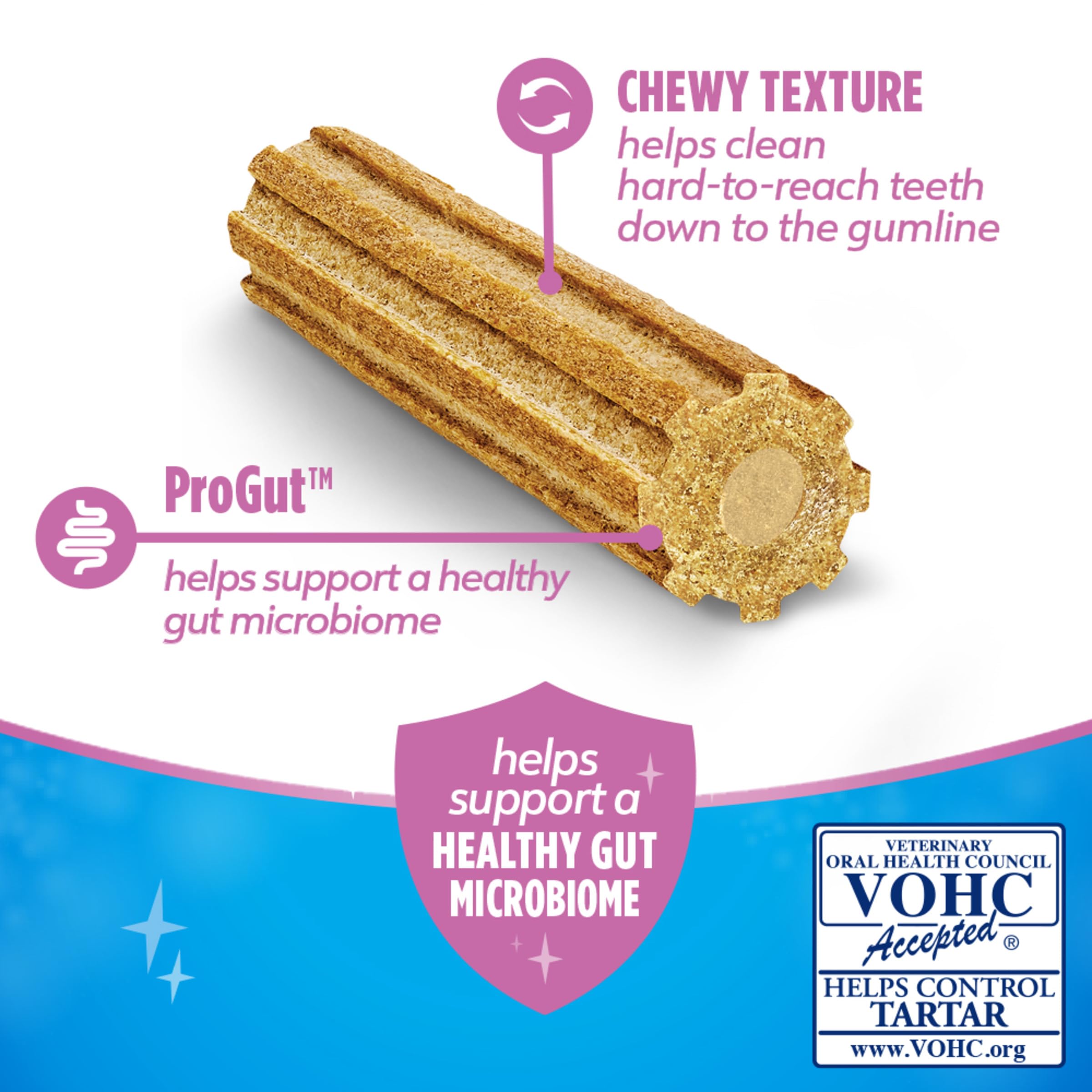 Dentalife Plus Digestive Support, aliento más fresco para perros grandes