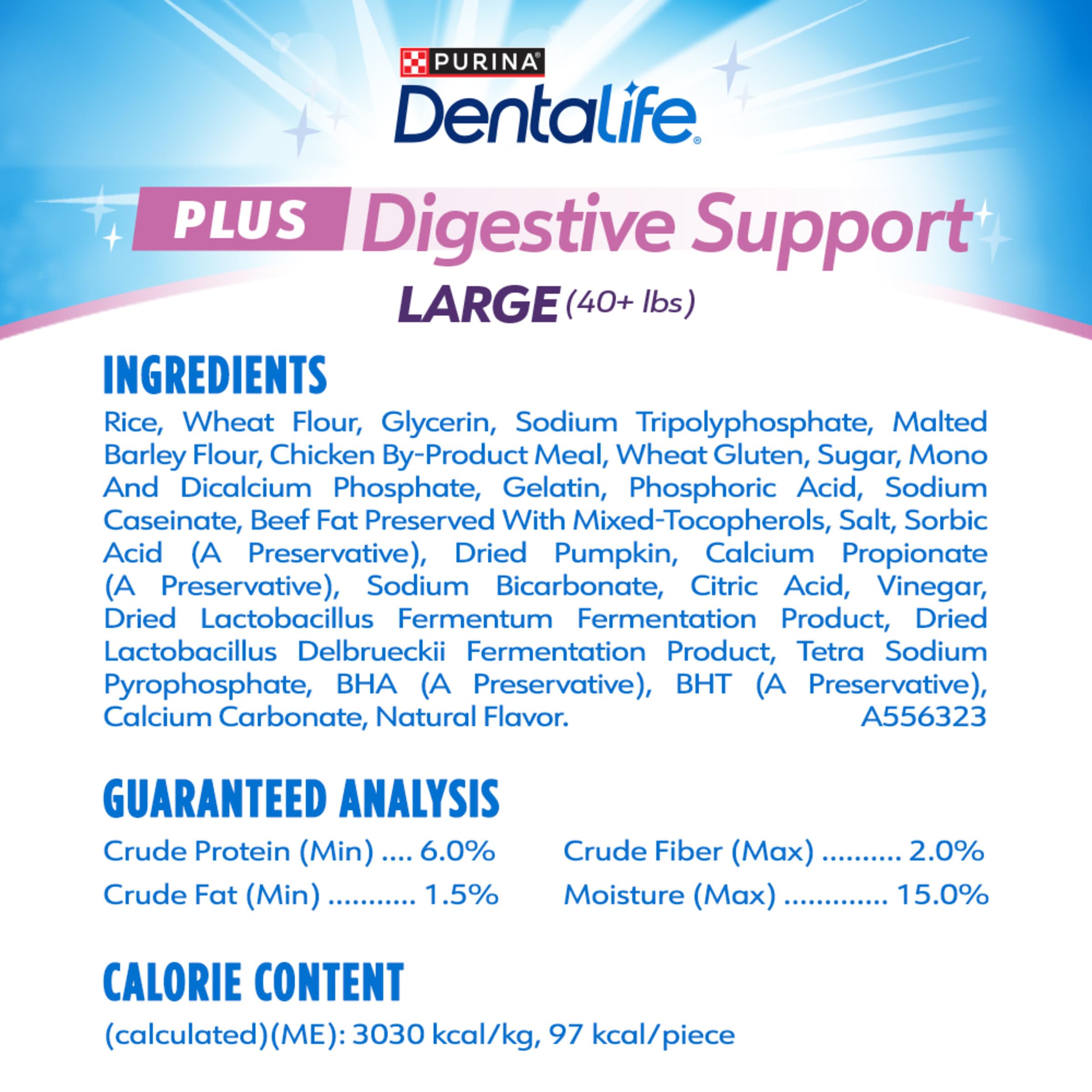 Dentalife Plus Digestive Support, envase reutilizable de 22.6 onzas