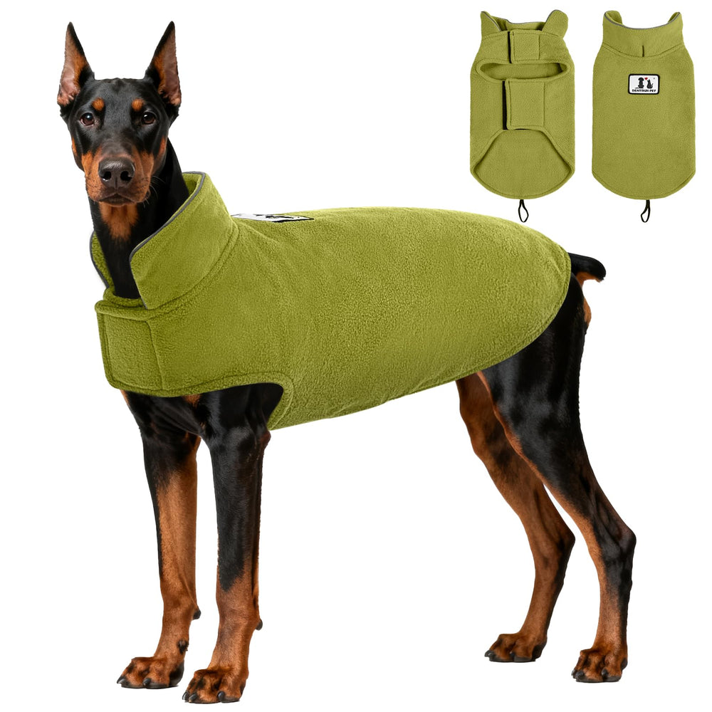 DENTRUN abrigo reversible, vista frontal, abrigo cálido para paseos invernales