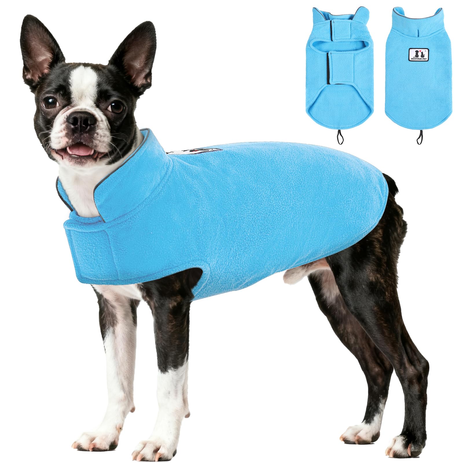 Capa reversible de DENTRUN vista frontal, ideal para paseos fríos