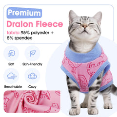 DENTRUN estampado dinosaurio chaleco gato, perfecto para sesiones de fotos.
