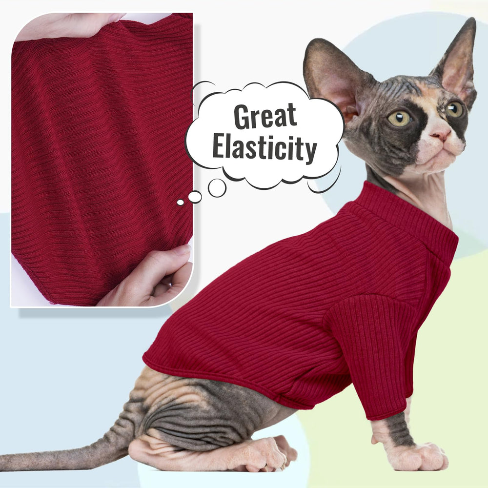 Uso diario en casa con DENTRUN, ropa ligera para gatos sin pelo.