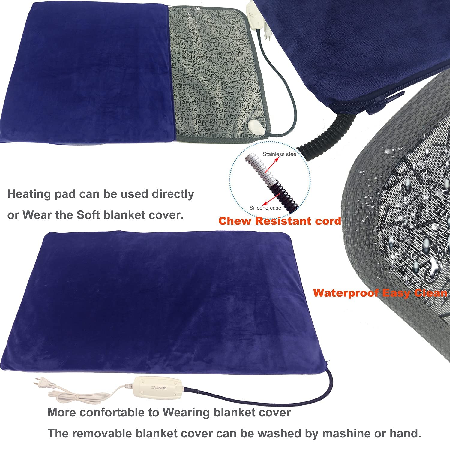 DEOMAN material impermeable y resistente a salpicaduras, fácil de limpiar.