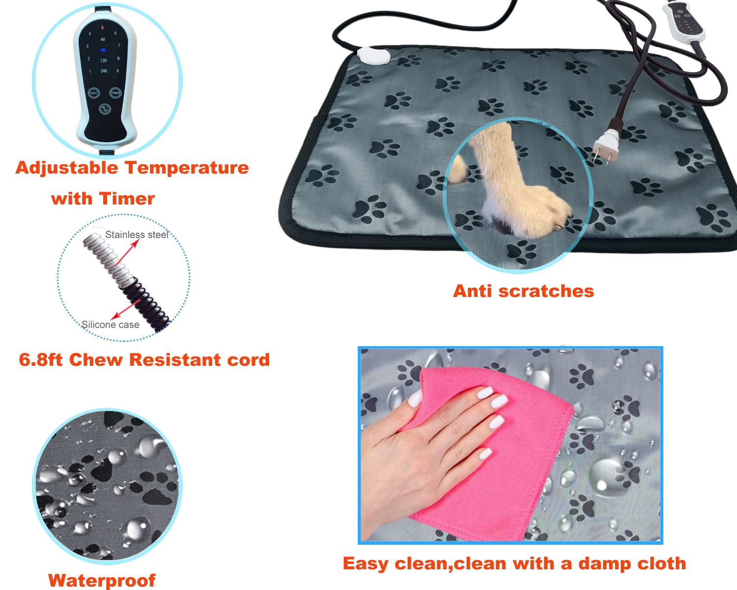 Temporizador DEOMAN con apagado automático para ahorro de energía.