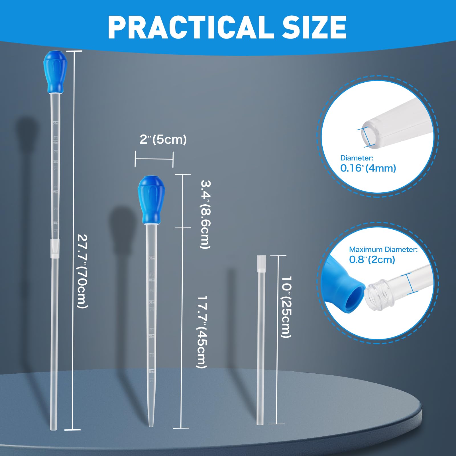Control de succión Depeew para cambios de agua limpios.