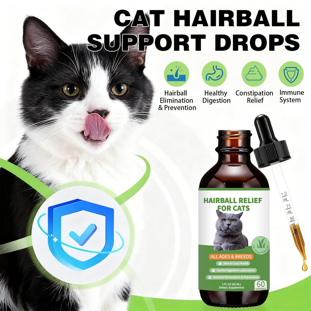 Derggzey gotas para gatos, mostrando la aplicación fácil para alimentar.