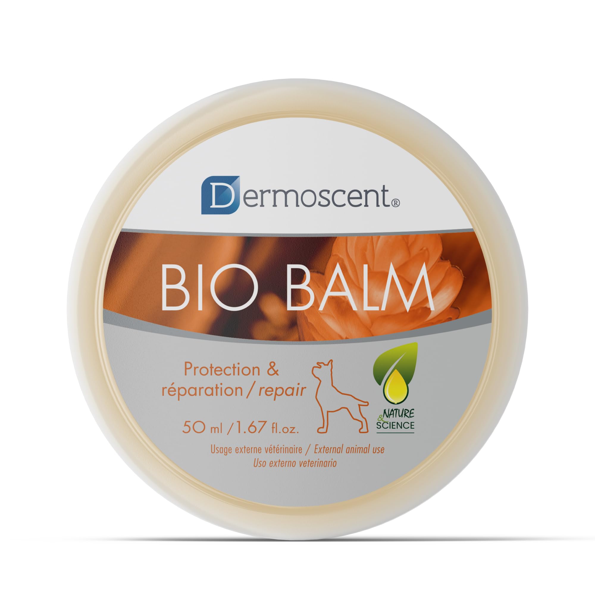 Dermoscent Balsamo Bio para patas secas, hidratación suave y protección