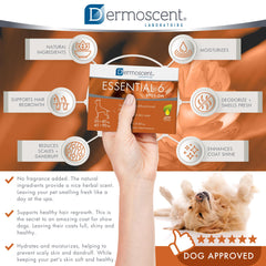 Dermoscent Essential 6 aroma herbal fresco para el cuidado diario.