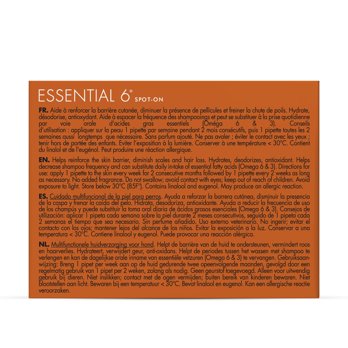 Pelo sano y brillante tras usar Dermoscent Essential 6.