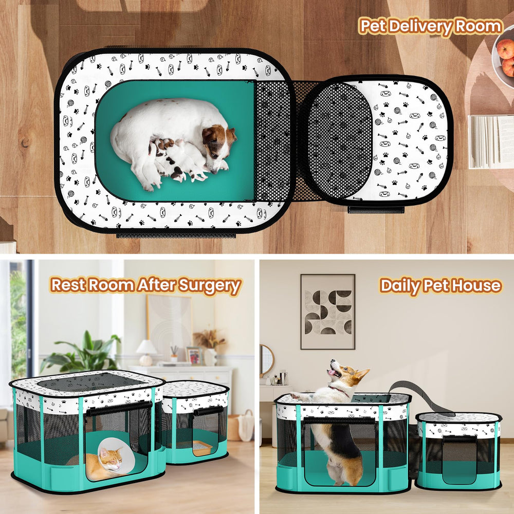 DESELL jaula de grandes dimensiones 32 L x 24 A x 22 H para gatos grandes.