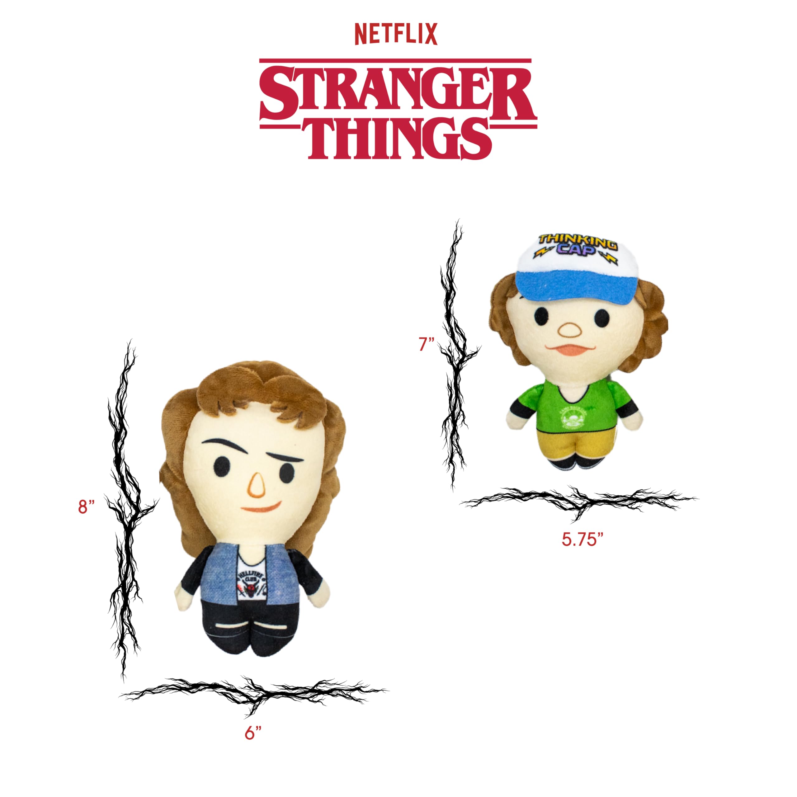 juego interior para perros con peluche Stranger Things design LAB
