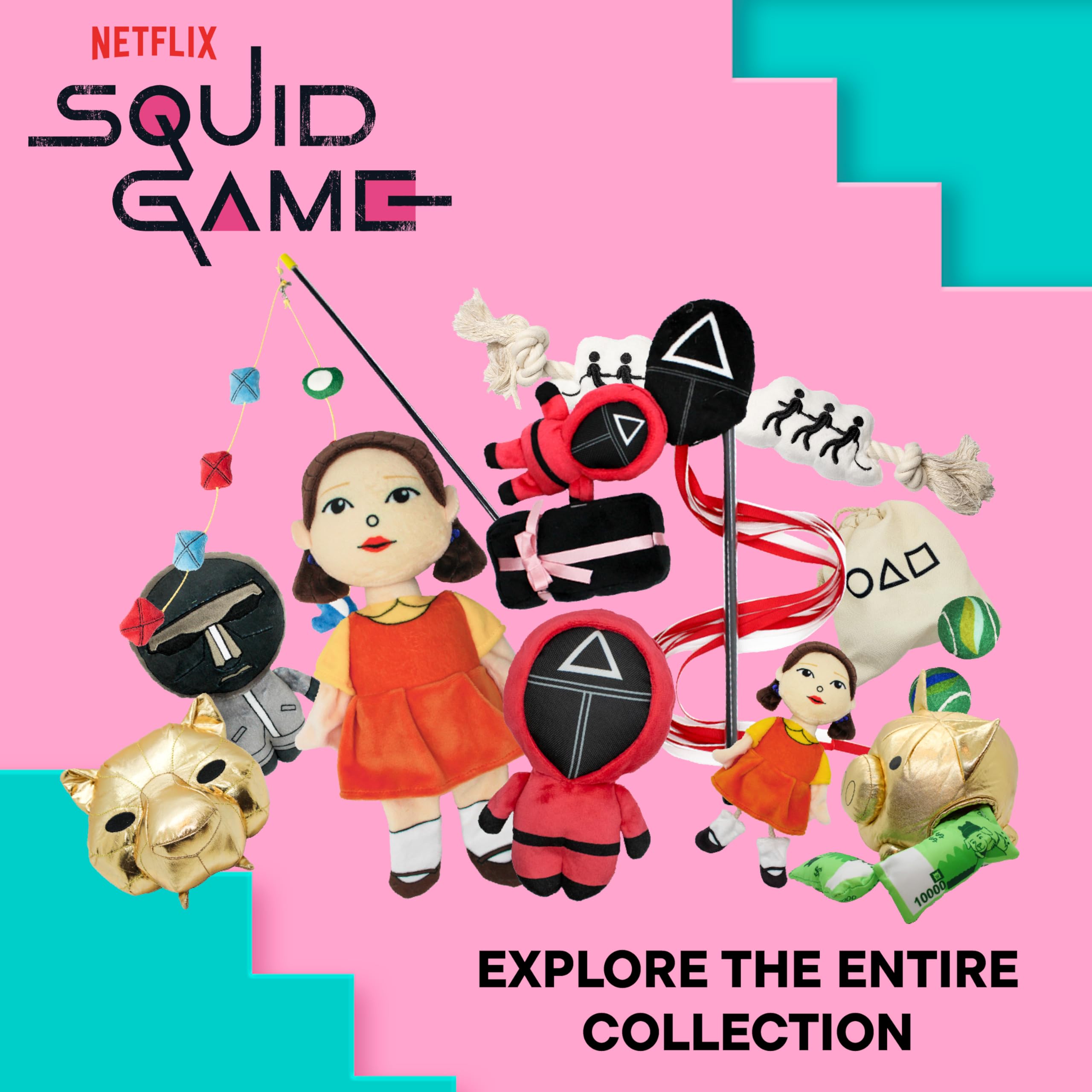 design LAB Squid Game regalo para amantes de perros, colección divertida para casa.