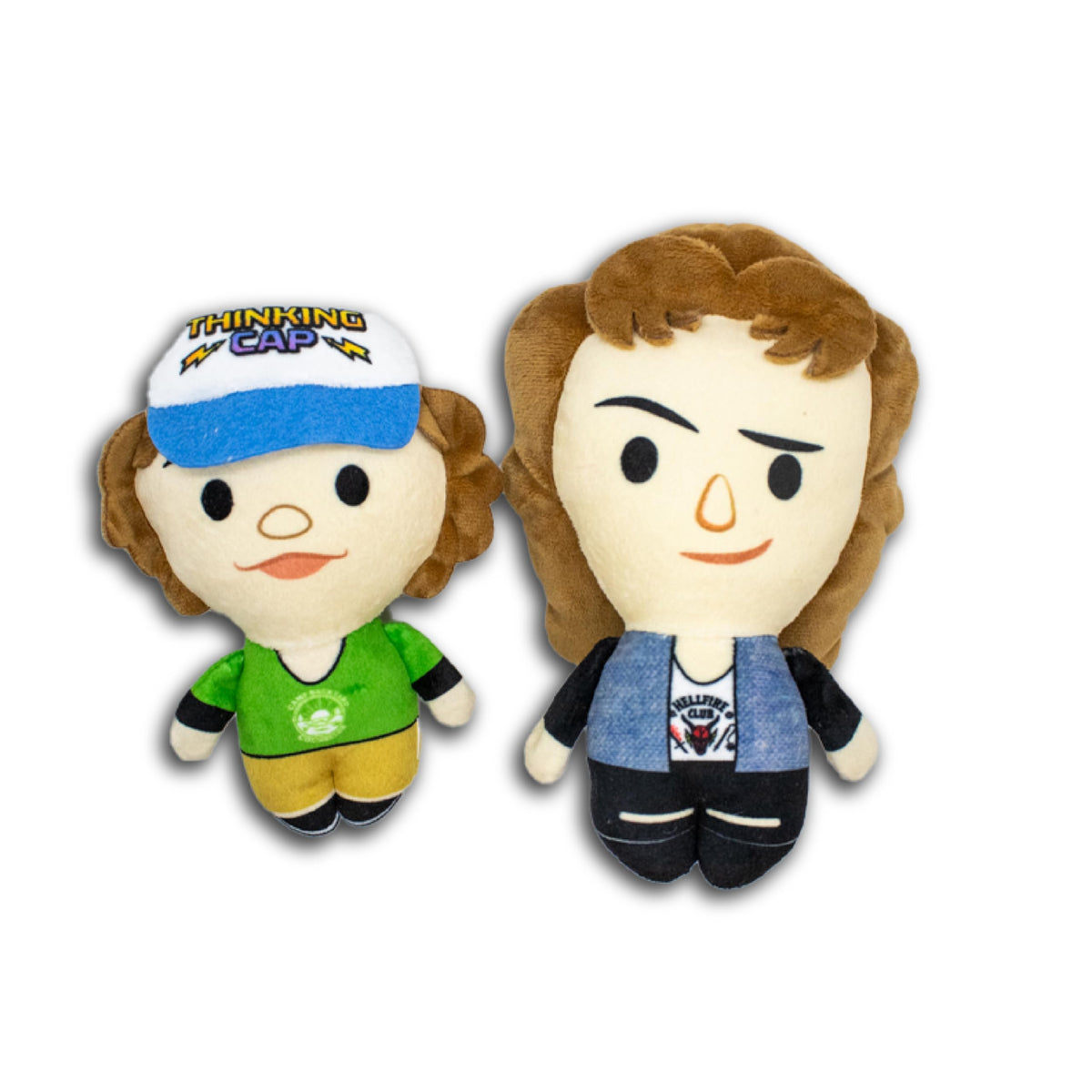 peluche design LAB Dustin y Eddie para perros con sonajero