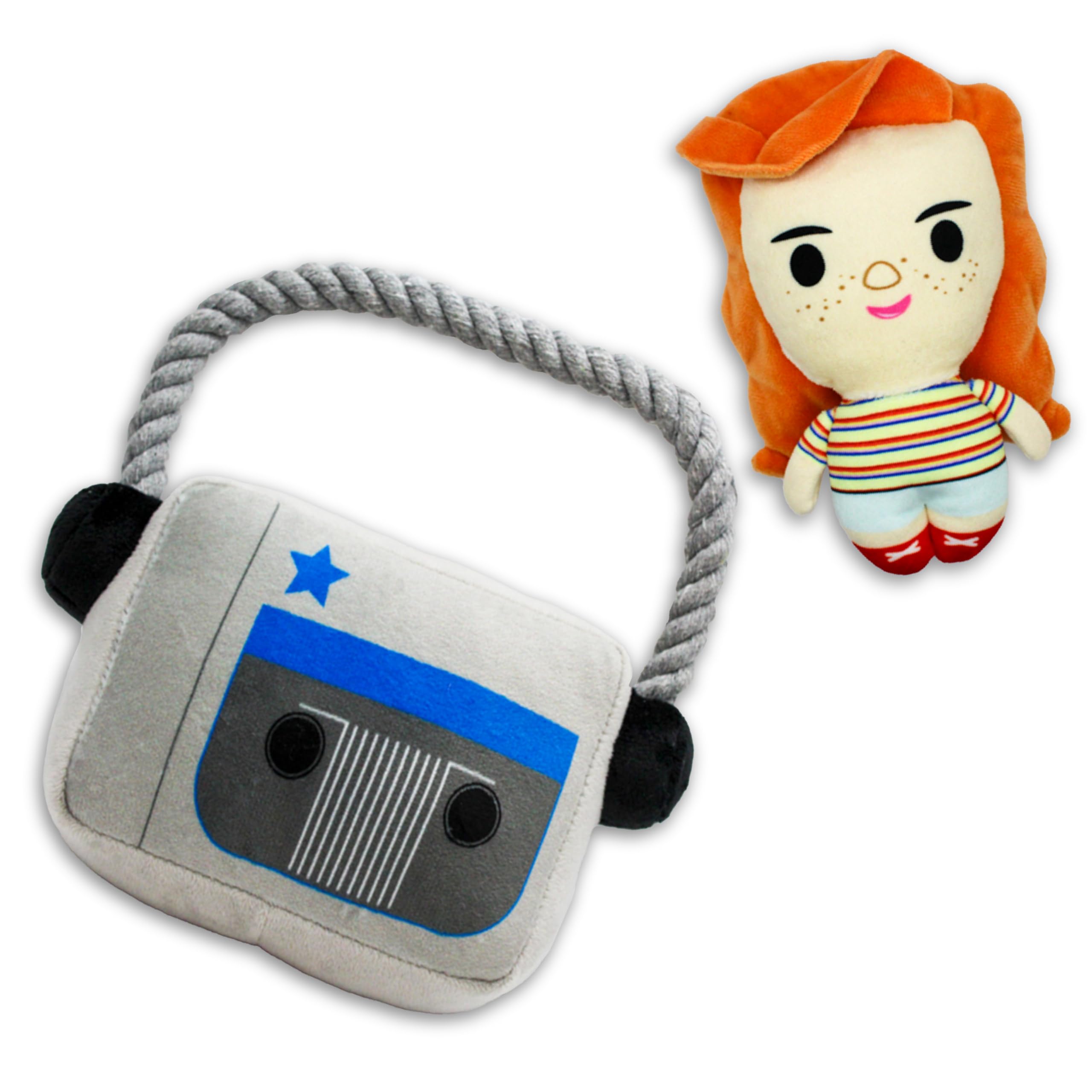 design LAB Stranger Things Max, juguete blando para perros, ideal para juego interactivo