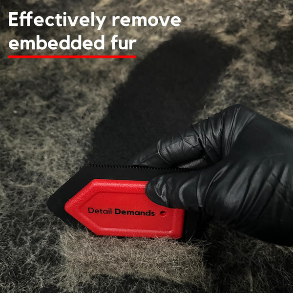 Detail Demands Mini Detallador de Pelo para sofá: limpieza eficaz de pelos en muebles.