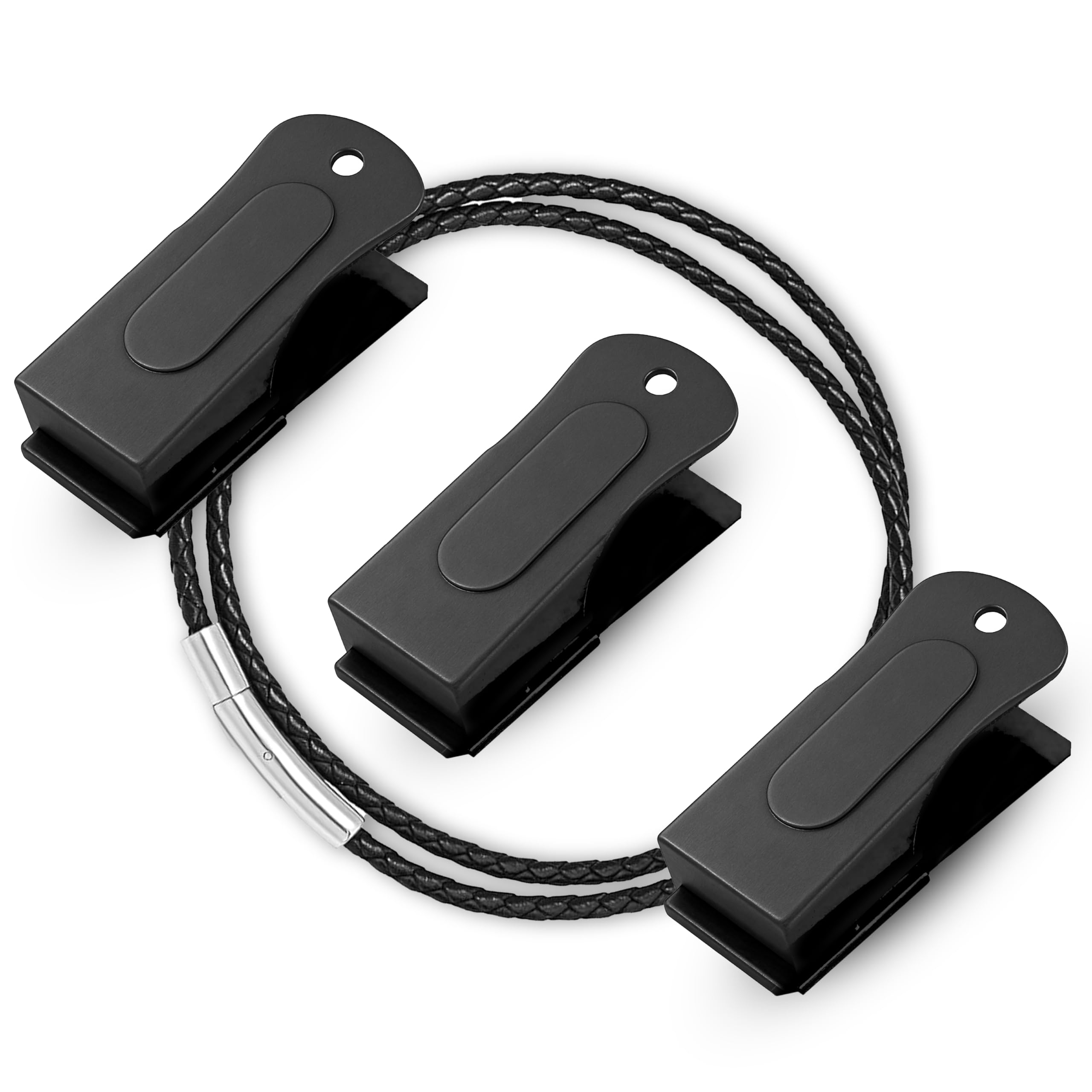 Devault Gear clicador para perro con collar negro, entrenamiento portátil.