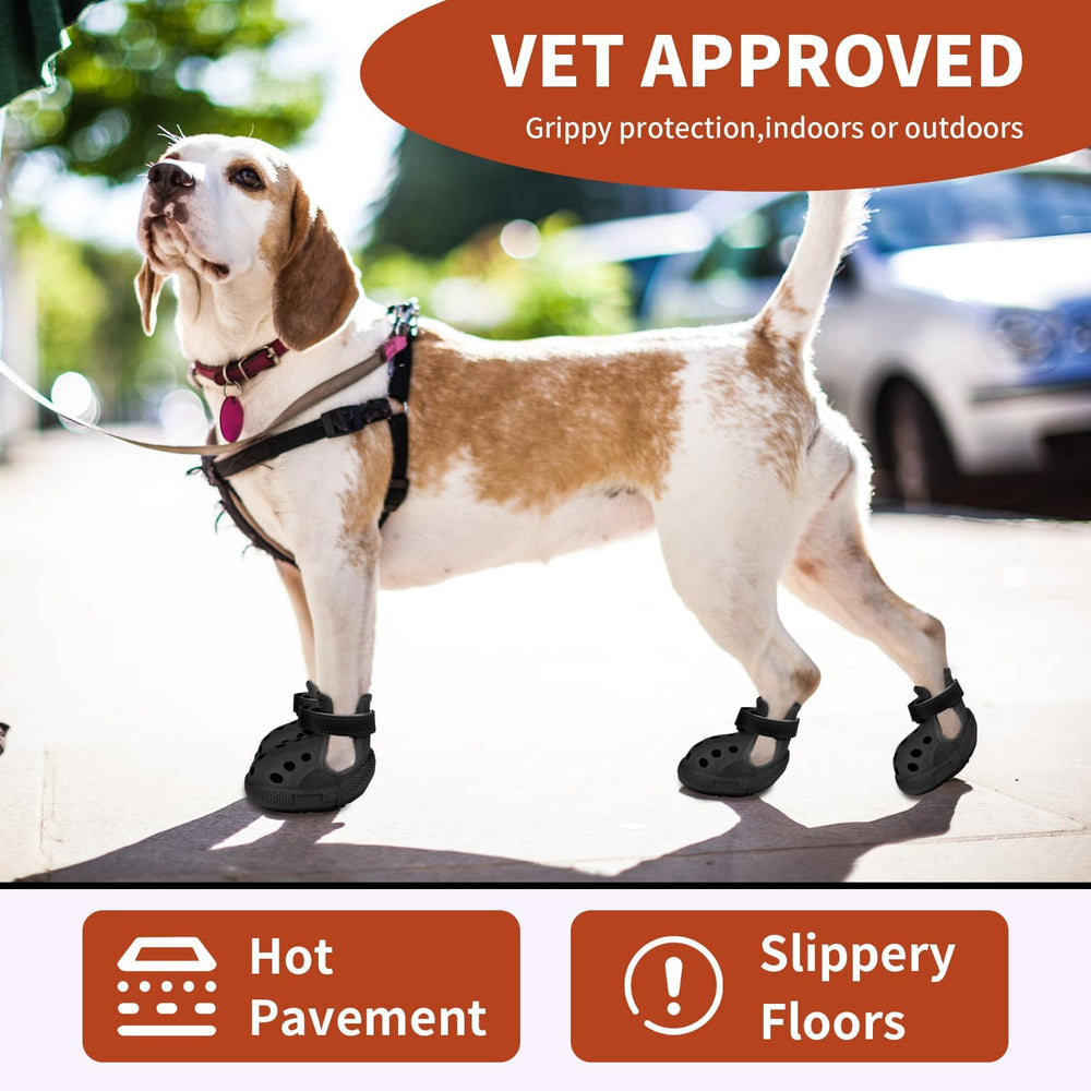 DEWVIE zapatos para perro, diseño sandalia ventilada para mayor respiración.