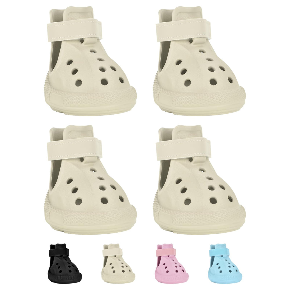 DEWVIE zapatos para perro con suela antideslizante para mayor tracción en paseos