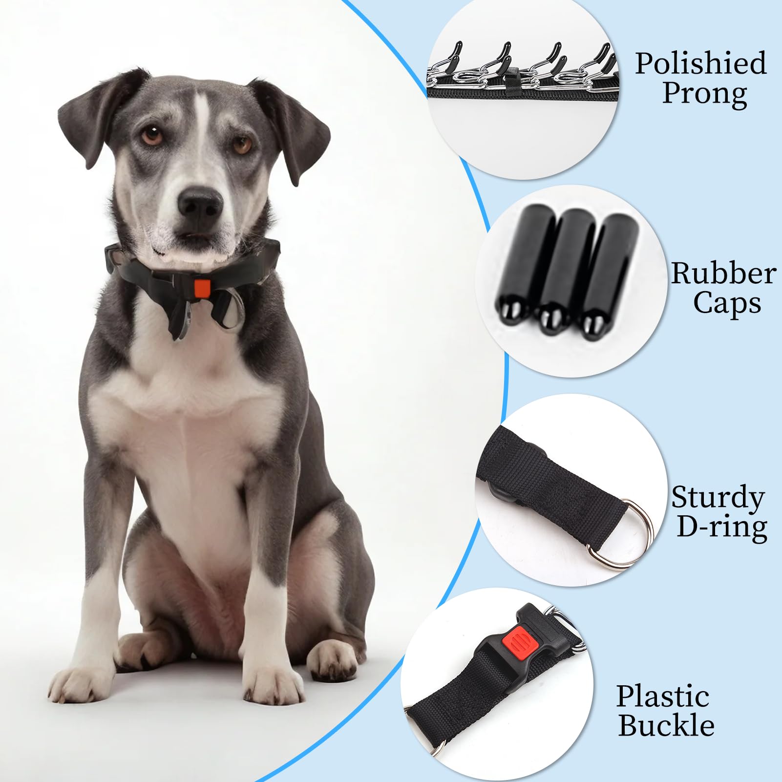 DFQ collar de entrenamiento ajustable para perros de distintos tamaños