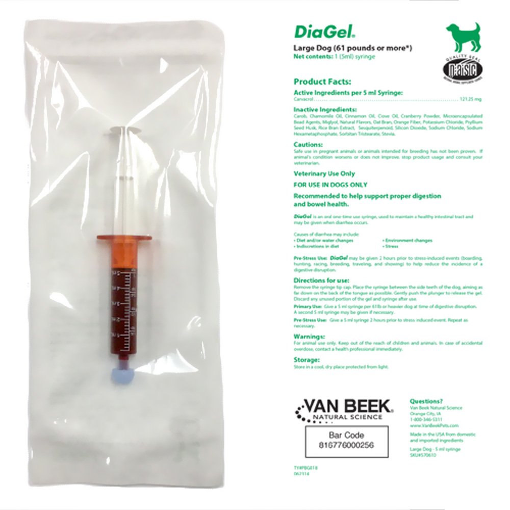 DiaGel envase de 5 mL, dos paquetes para suministro práctico.