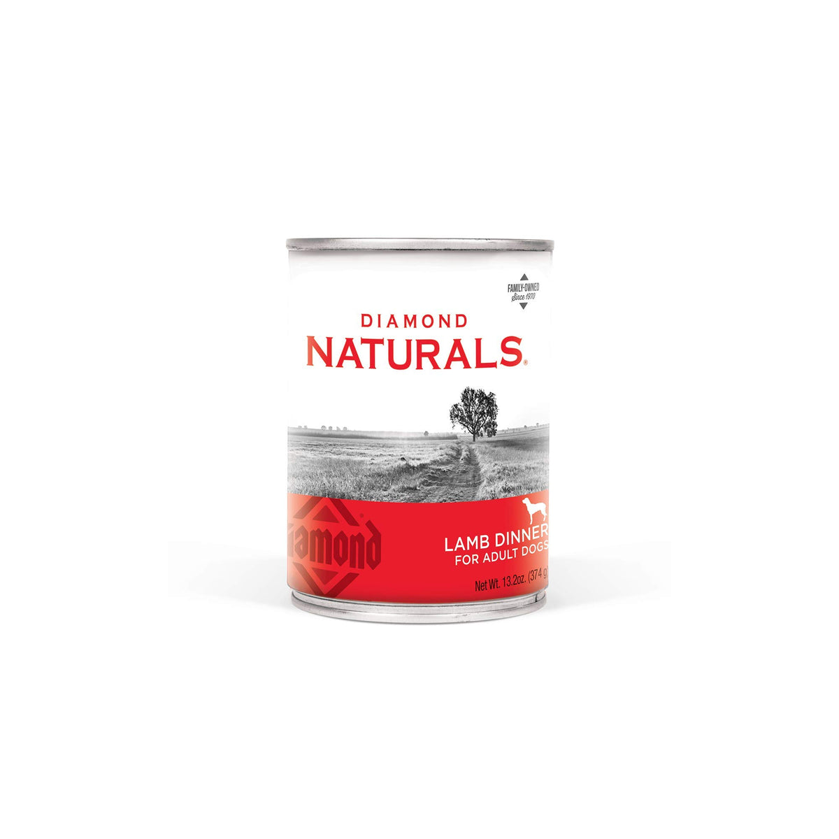 Diamond Naturals cordero: lata en 132 oz para perros activos con sabor natural