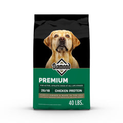 Diamond Premium para perros activos, bolsa de 40 lb, energía diaria