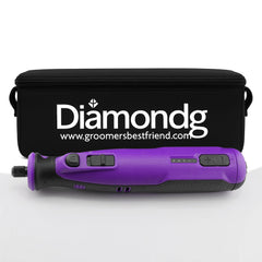 Diamondg lijadora de uñas para perro con batería 8V y USB-C para largas sesiones