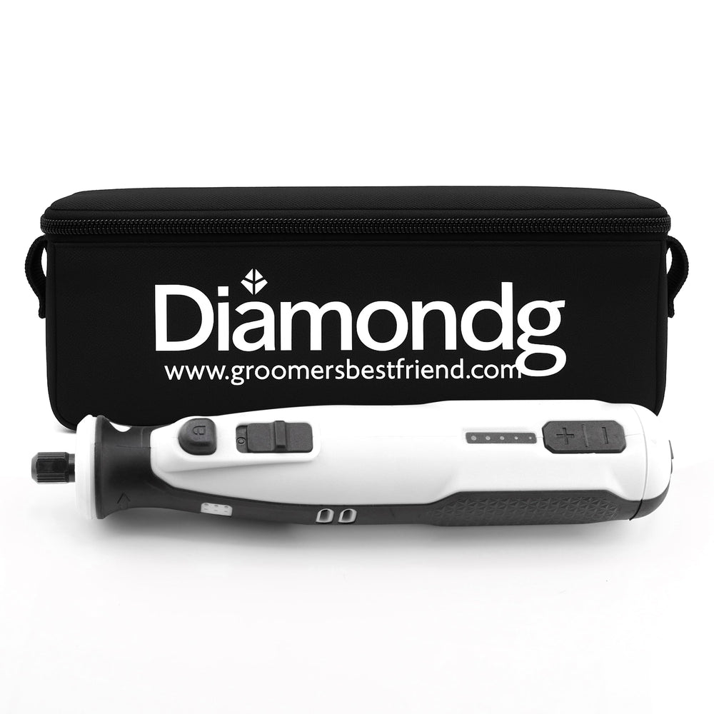 Diamondg lima inalámbrica para uñas de perros, cuidado cómodo en casa