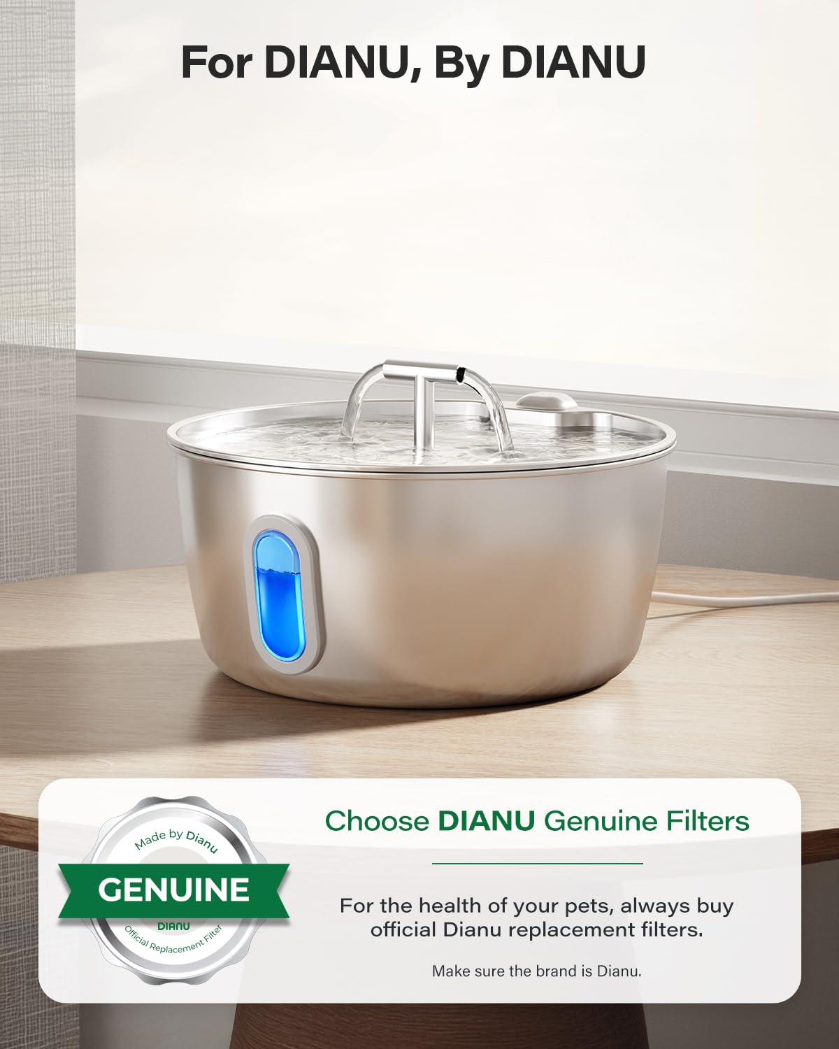 DIANU filtros de carbón para fuente, reducen olores y mejoran sabor.