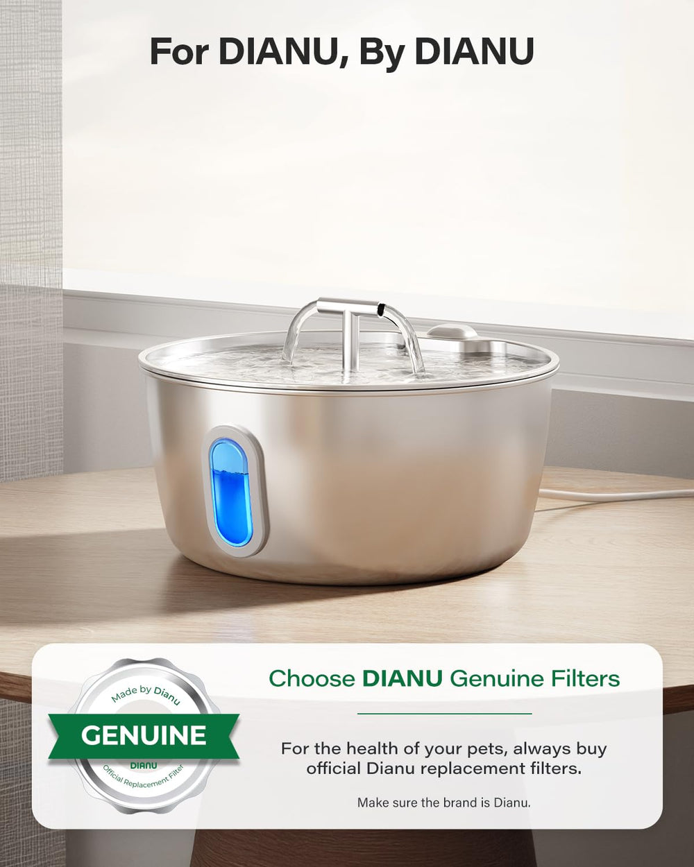 DIANU filtros de carbón para fuente, reducen olores y mejoran sabor.