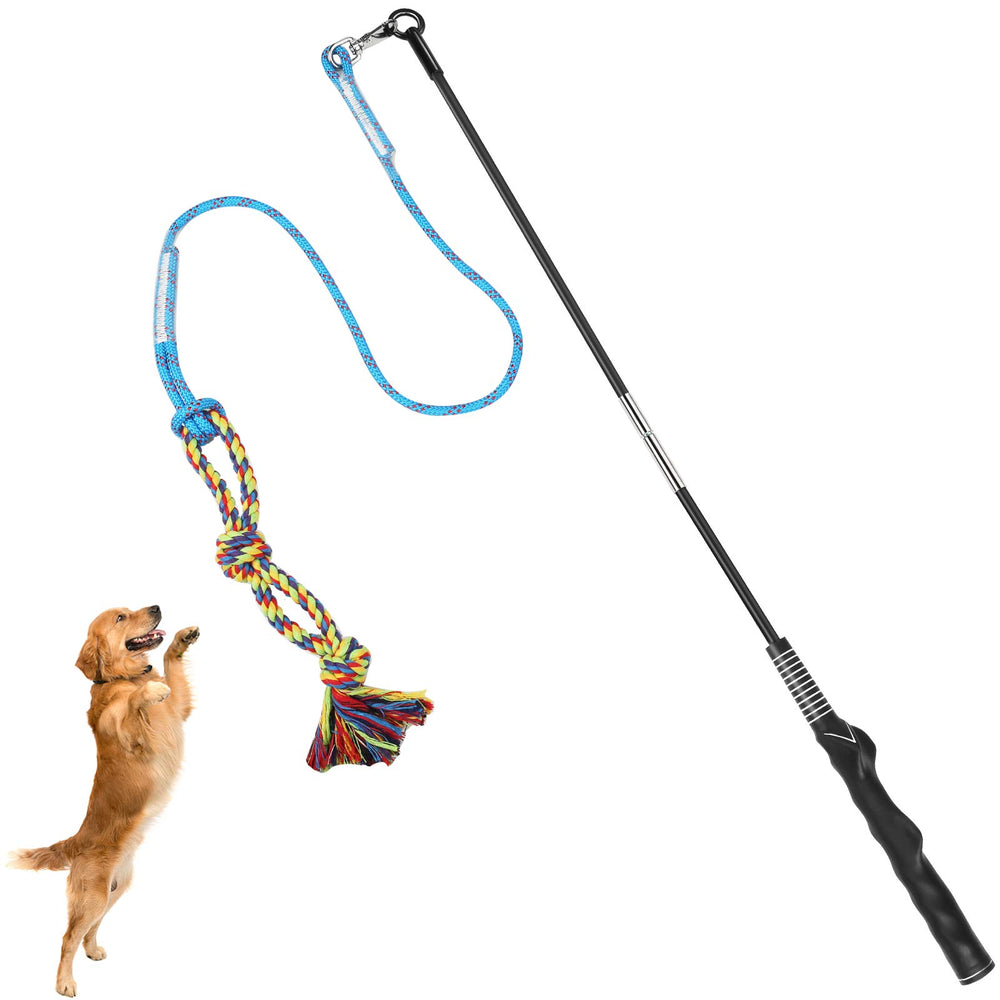 DIBBATU Vara de juego para perro cazando y tirando, ideal para ejercitar al aire libre